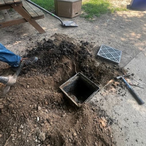 drainage solution for landscapes in virginia